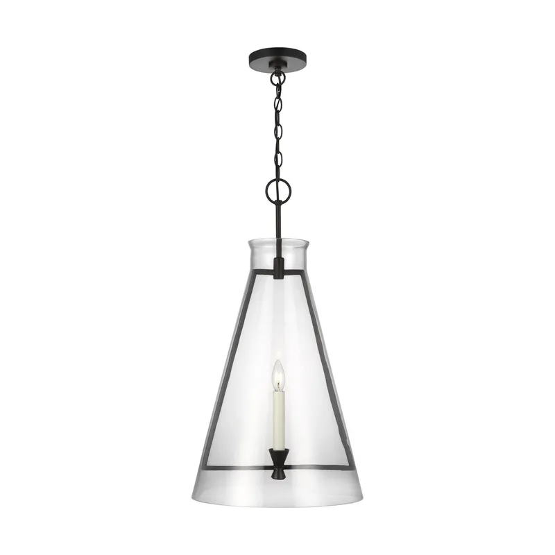 Chapman & Myers Keystone Large Pendant in Aged Iron