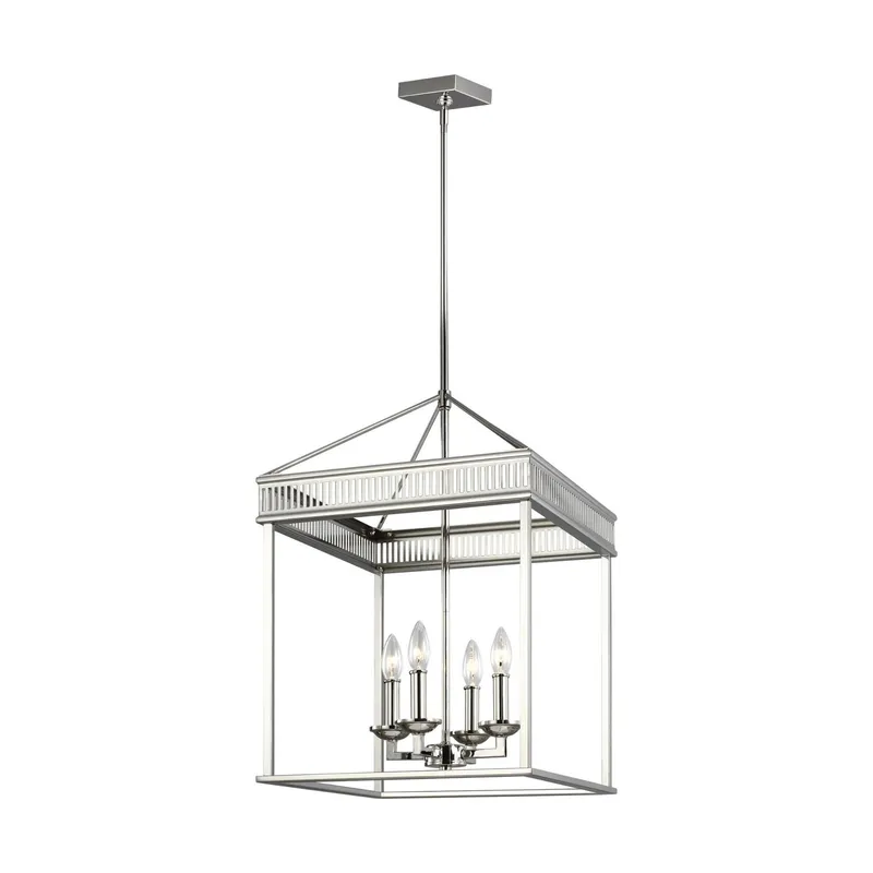 Sean Lavin Woodruff Small Lantern in Polished Nickel