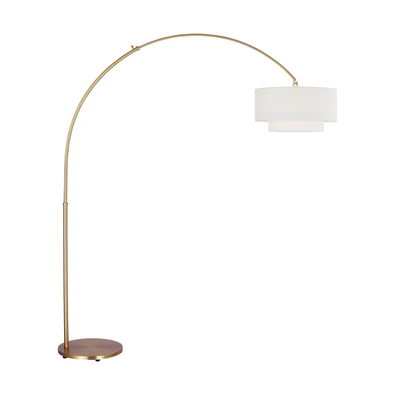 kate spade new york Sawyer Floor Lamp in Burnished Brass