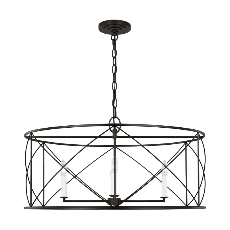 Chapman & Myers Beatrix Extra Large Lantern in Aged Iron
