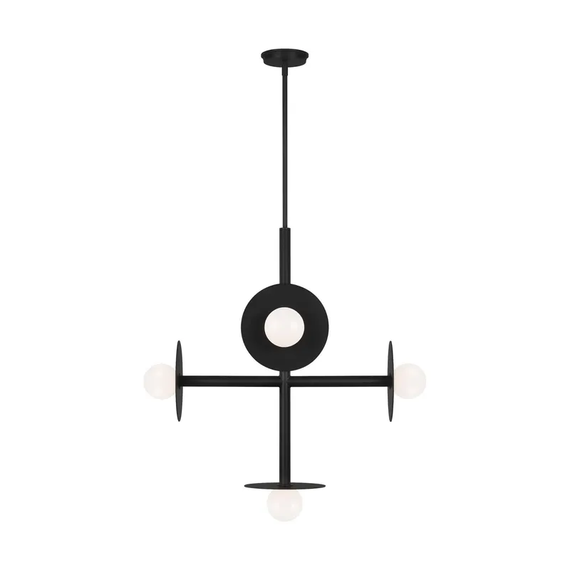 Kelly Wearstler Nodes Large Chandelier in Midnight Black