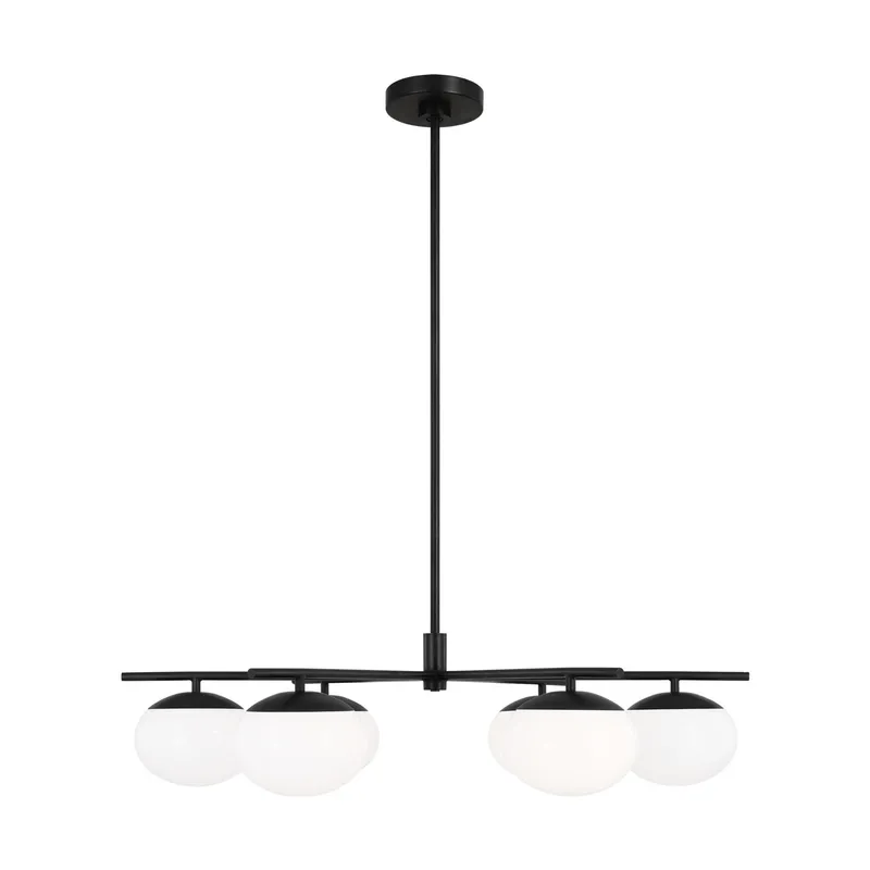 Ellen DeGeneres Lune Large Chandelier in Aged Iron
