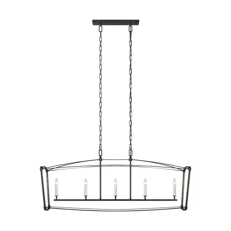 Sean Lavin Thayer Linear Chandelier in Smith Steel