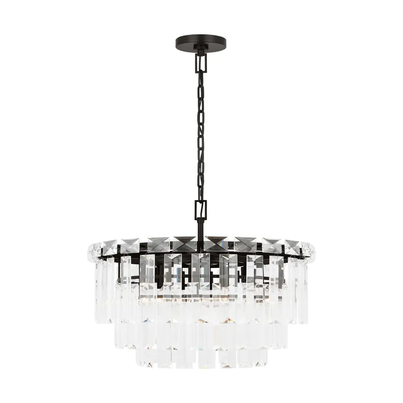 Chapman & Myers Arden Medium Chandelier in Aged Iron