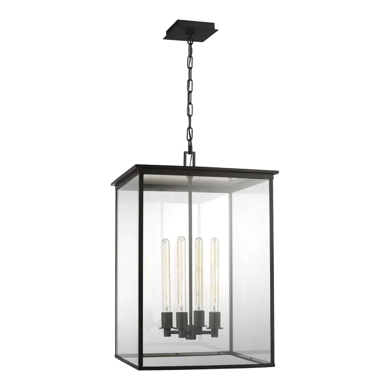 Chapman & Myers Freeport Large Outdoor Pendant in Heritage Copper