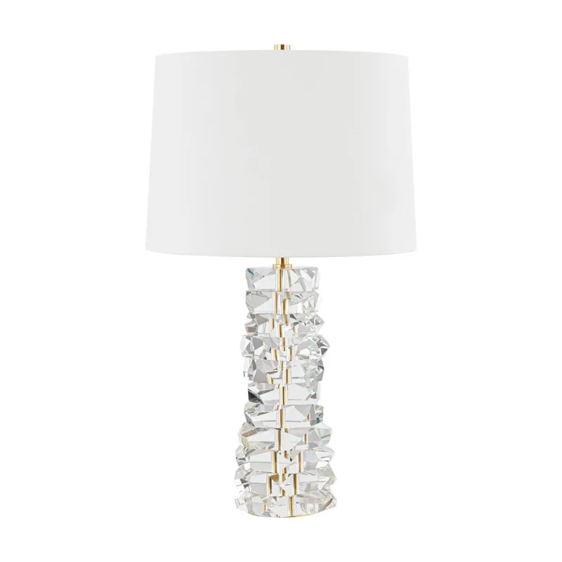 Bellarie 1-Light Table Lamp in Aged Brass 16.5W x 28.5H