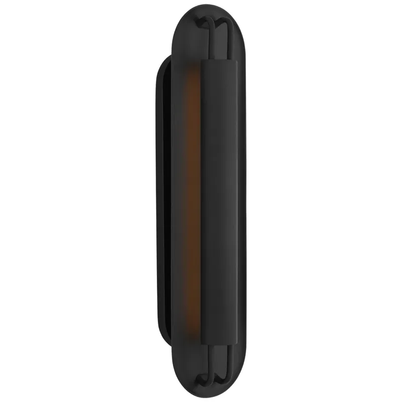 Kelly Wearstler Teline 24" Oval Sconce in Matte Black Wall Light W6" x H24"