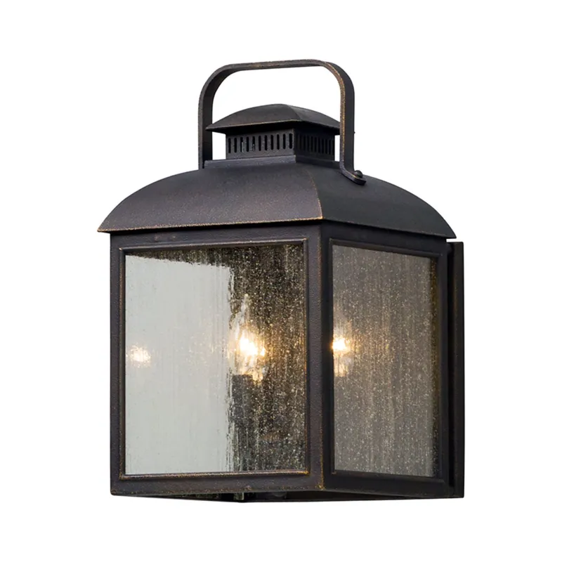 Chamberlain 3-Light Exterior Wall Sconce in Vintage Bronze 10W x 16.5H
