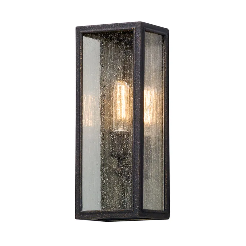 Dixon 1-Light Exterior Wall Sconce in Vienna Bronze 6.5W x 16.75H