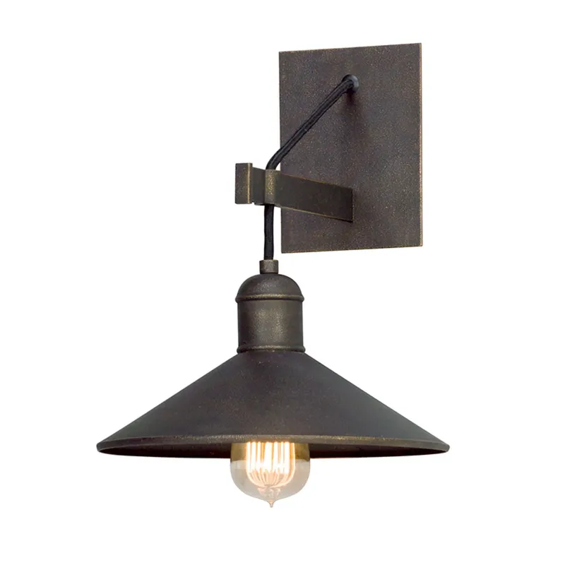 Mccoy 1-Light Wall Sconce in Vintage Bronze 10W x 13.5H