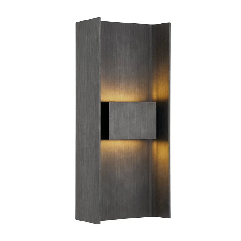 Scotsman 2-Light Exterior Wall Sconce in Graphite 7.5W x 17.5H