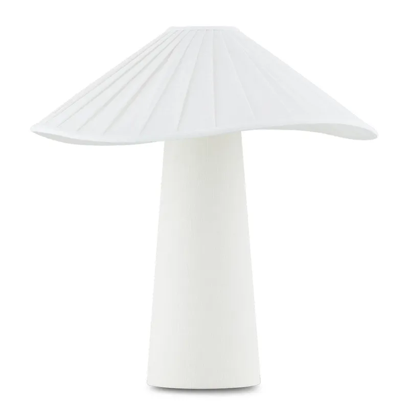 Chanterelle 1-Light Table Lamp in Patina Brass by Lauren Liess 18W x 19.25H