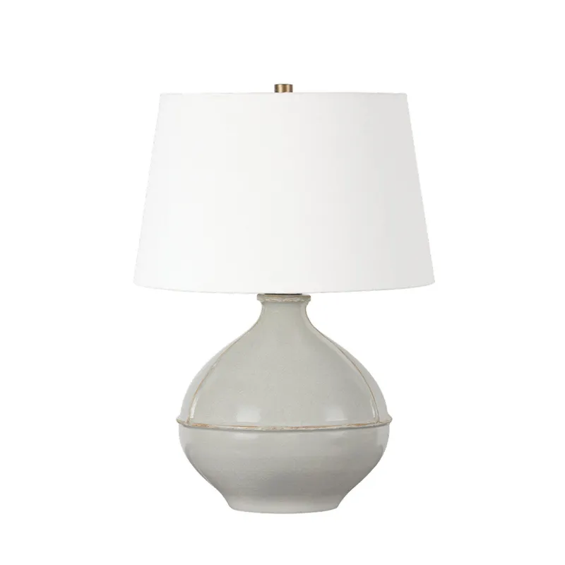 Salvage 1-Light Table Lamp in Patina Brass by Lauren Liess 18W x 24H