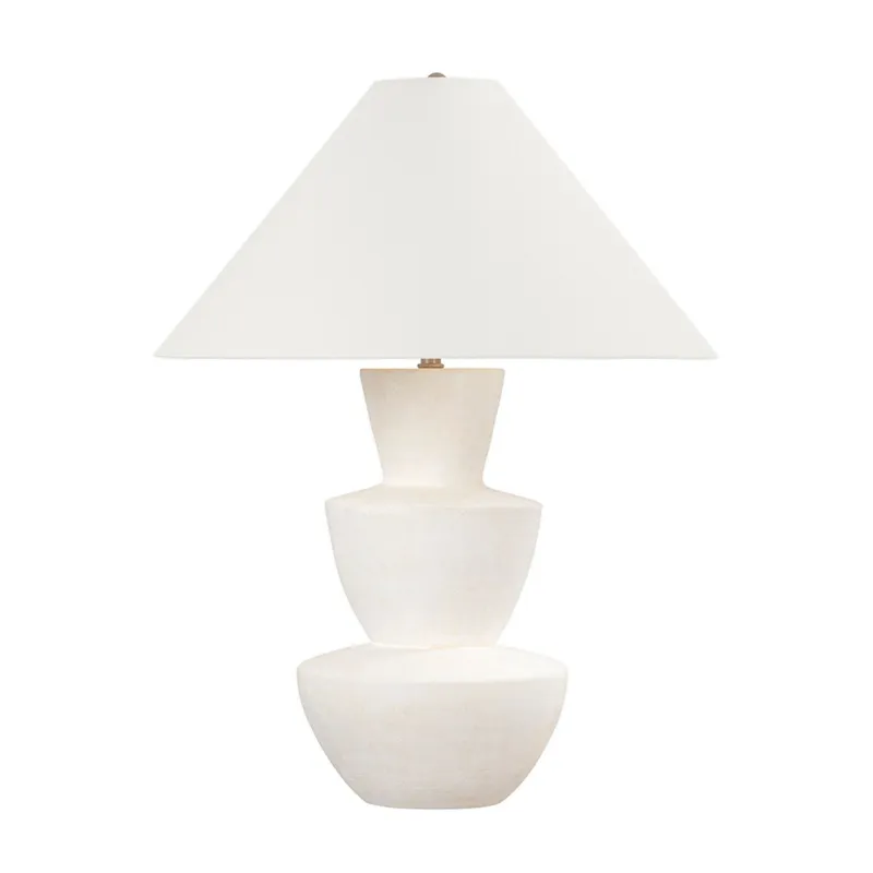 Kamas 1-Light Table Lamp in Patina Brass 20W x 27H