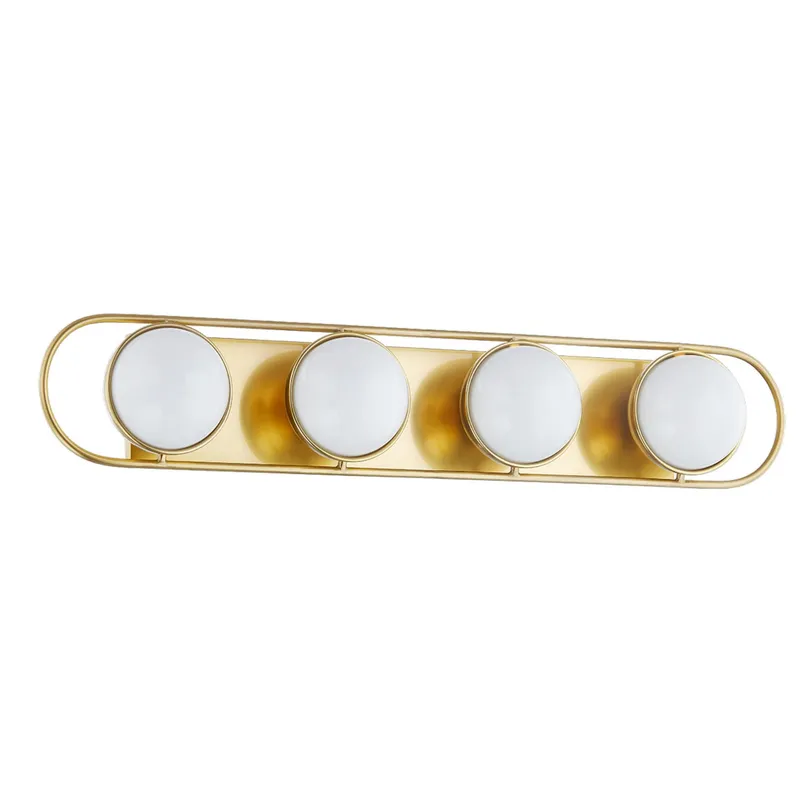Amy 4-Light Bath and Vanity in Aged Brass 29.75W x 5.5H