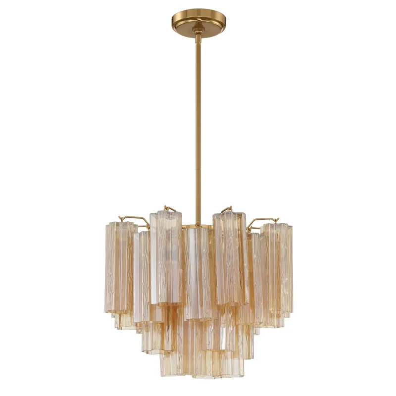 Addis 17.75'' Aged Brass Chandelier Gold 17.75"W x 13.75"H x 17.75"D