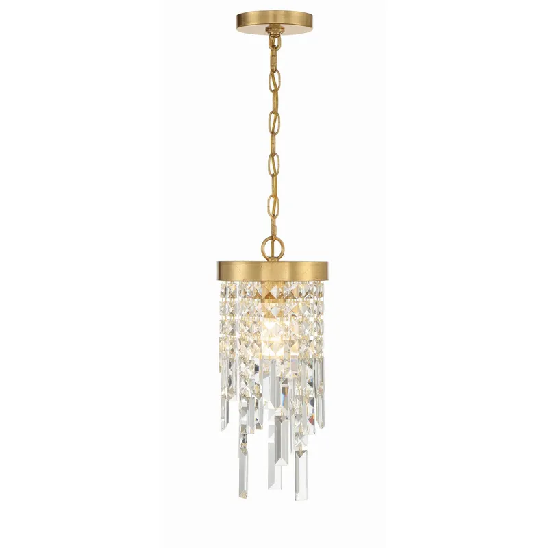 Winfield 7'' Antique Gold Chandelier Gold 7"W x 16"H x 7"D