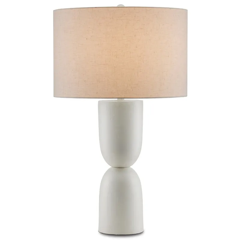 Linz White Table Lamp - White