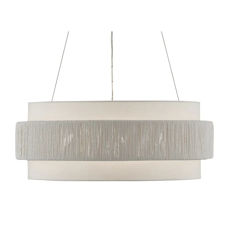 Rousham White Chandelier - Beige/Sugar White