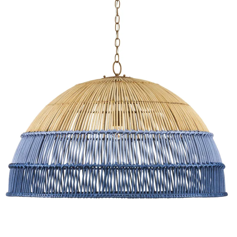 Senjyo Blue Pendant - Khaki/Cornflower Blue/Bluebonnet