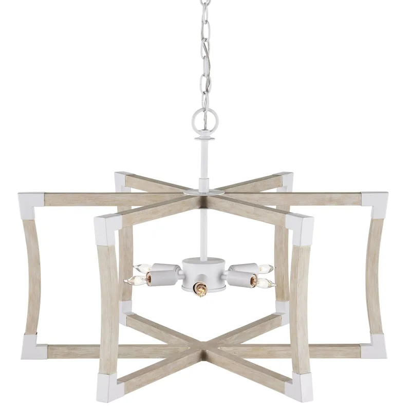 Bastian Small Sandstone Lantern - Sugar White/Sandstone
