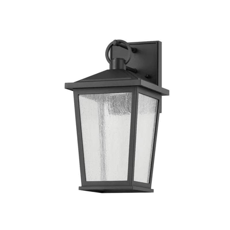 Soren 1-Light Exterior Wall Sconce in Texture Black 7.5W x 14H (B8905-TBK)
