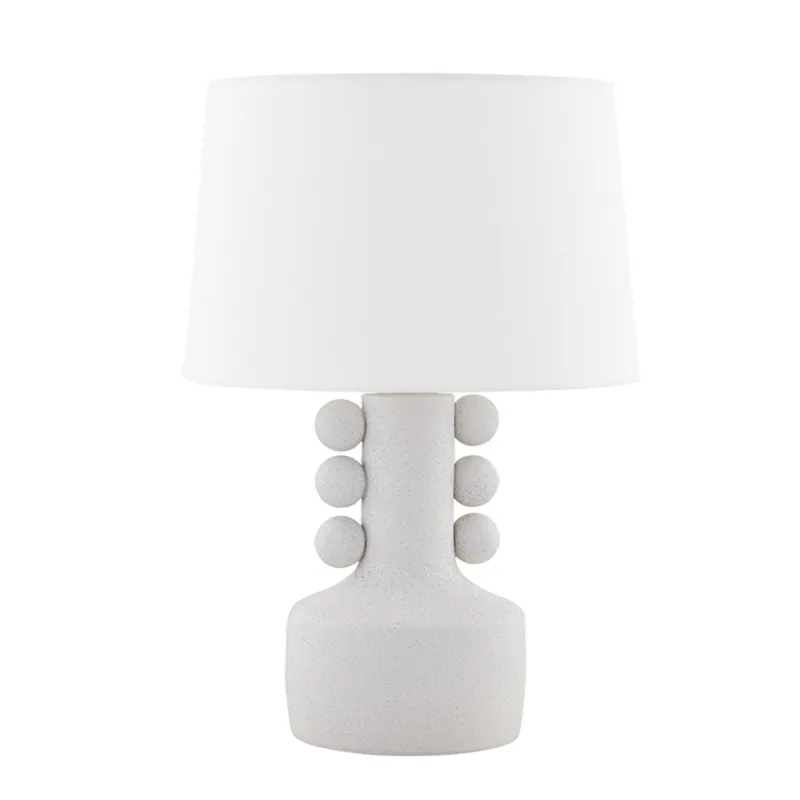 Amalia 1-Light Table Lamp in Aged Brass 14.25W x 20.75H