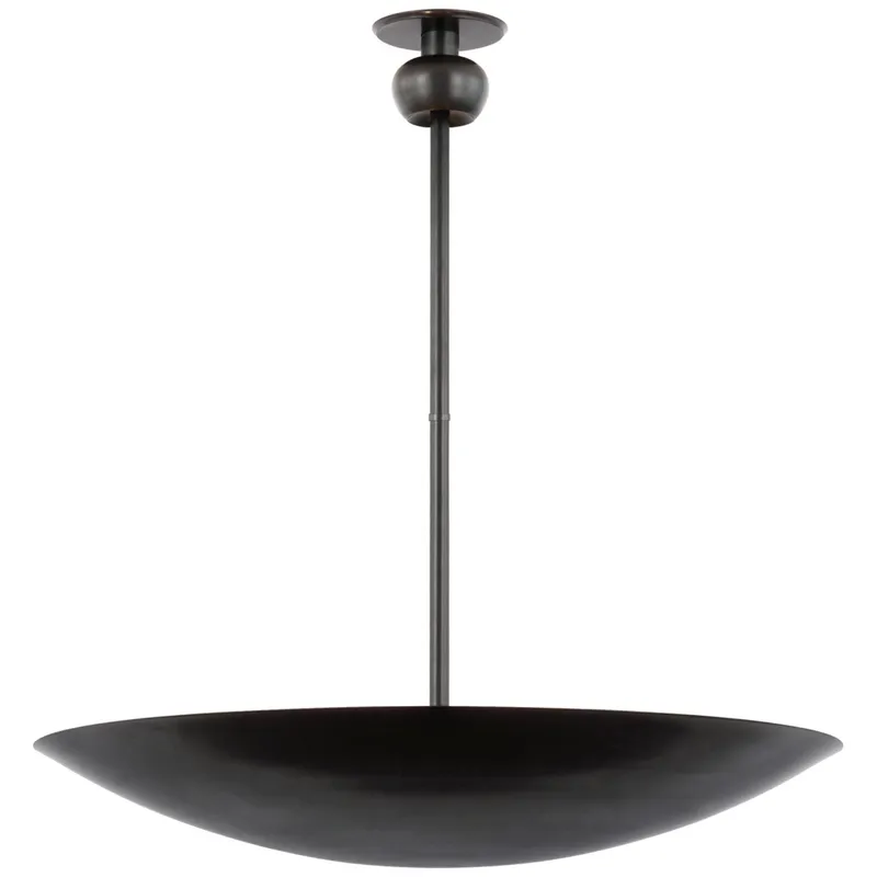 Paloma Contreras Comtesse XL Uplight Chandelier in Bronze Ceiling Light W38.75"