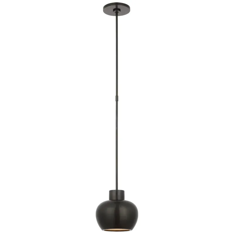 Paloma Contreras Comtesse Small Pendant in Bronze Ceiling Light W7.5"