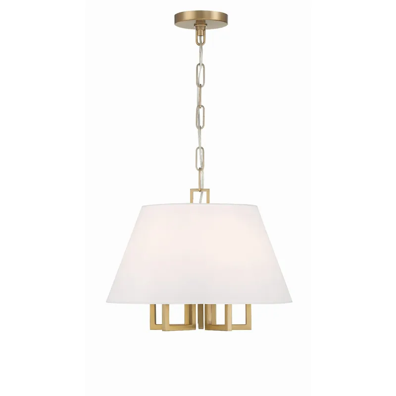 Libby Langdon Westwood 16'' Vibrant Gold Chandelier Gold 16"W x 15"H x 16"D