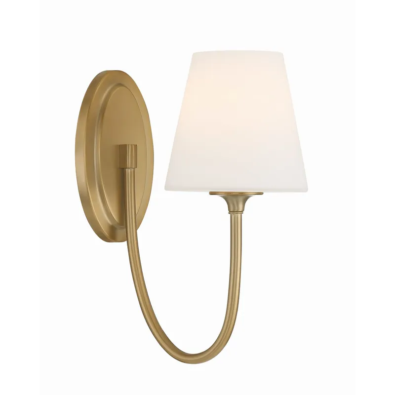 Juno 6'' Vibrant Gold Sconce Gold 6"W x 13"H x 10.25"D