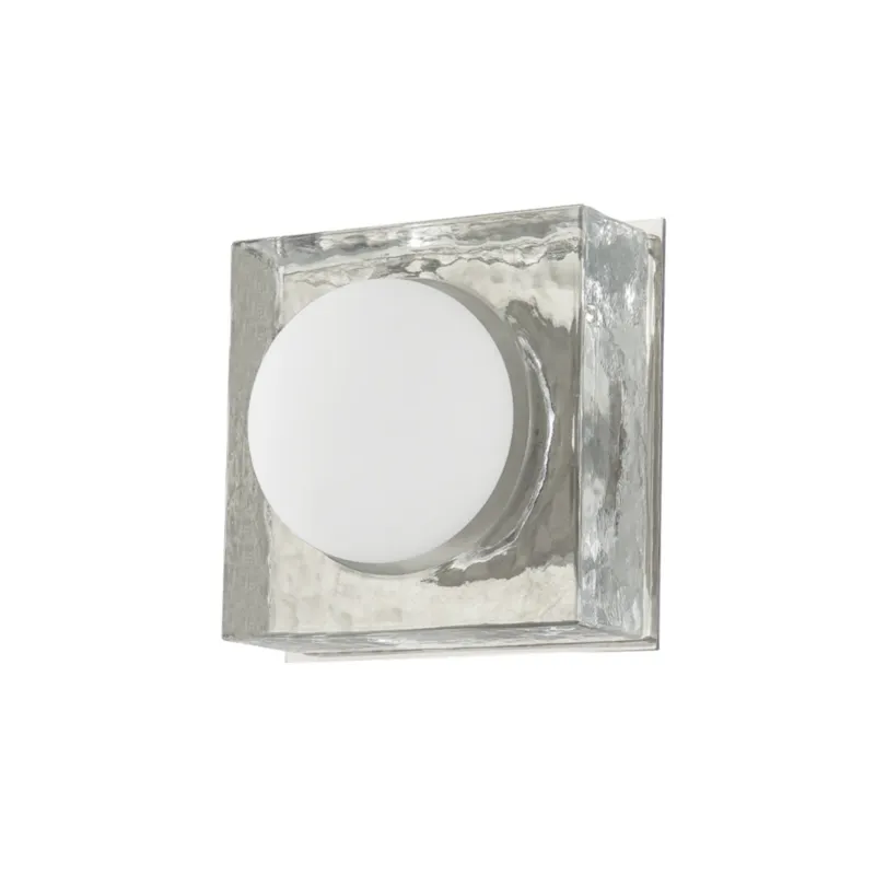Mackay 1-Light Wall Sconce in Polished Nickel 7.75W x 7.75H (1601-PN)