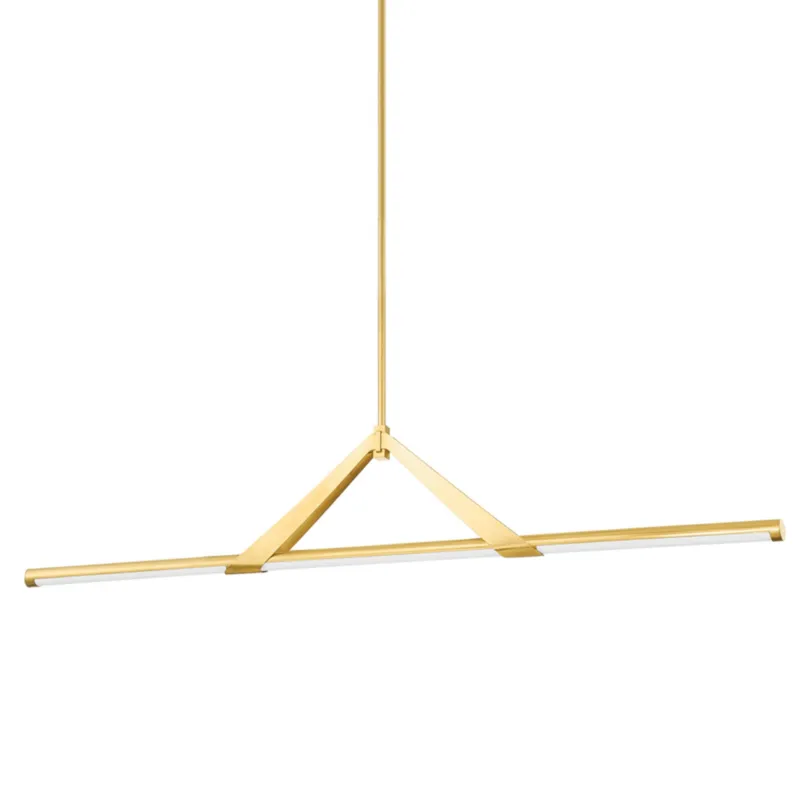 Jonas 1-Light Linear in Aged Brass 60L x 5.5W x 10.5H