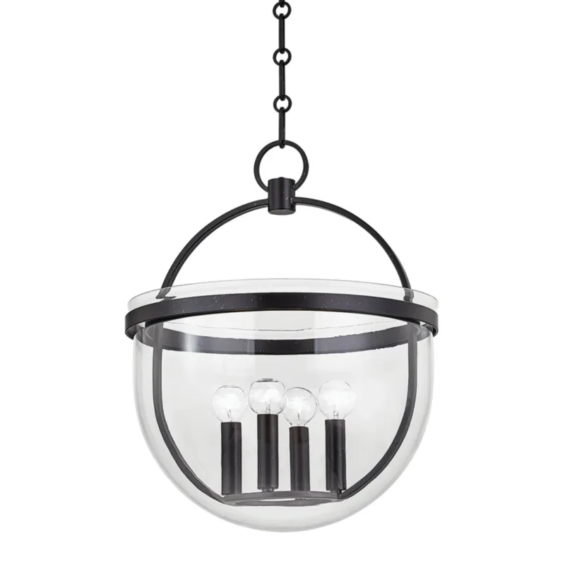 Malloy 4-Light Lantern in Aged Iron 15.5W x 20.5H