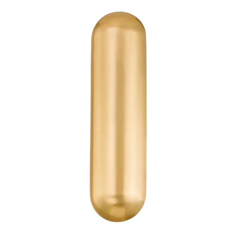 Wheeler 1-Light Wall Sconce in Aged Brass 5W x 19.25H