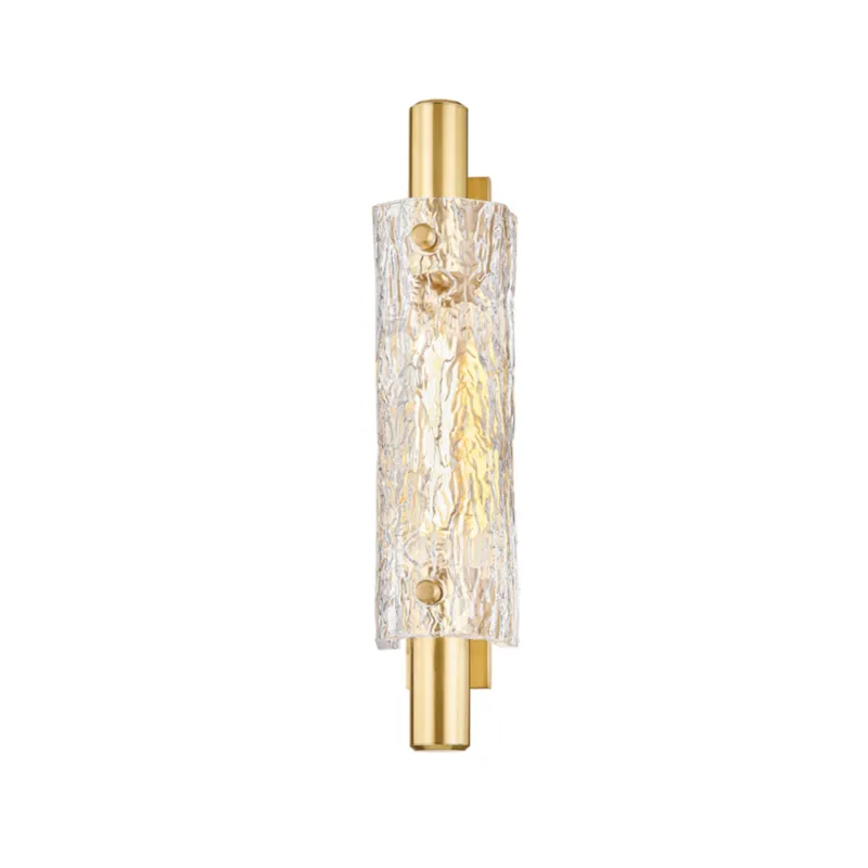 Harwich 1-Light Wall Sconce in Aged Brass 3.5W x 18H