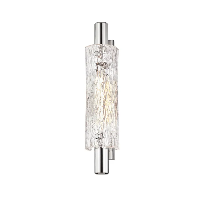 Harwich 1-Light Wall Sconce in Polished Nickel 3.5W x 18H