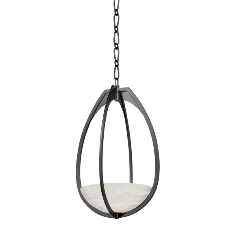 Lloyd 1-Light Pendant in Black Nickel 13.75W x 22.25H