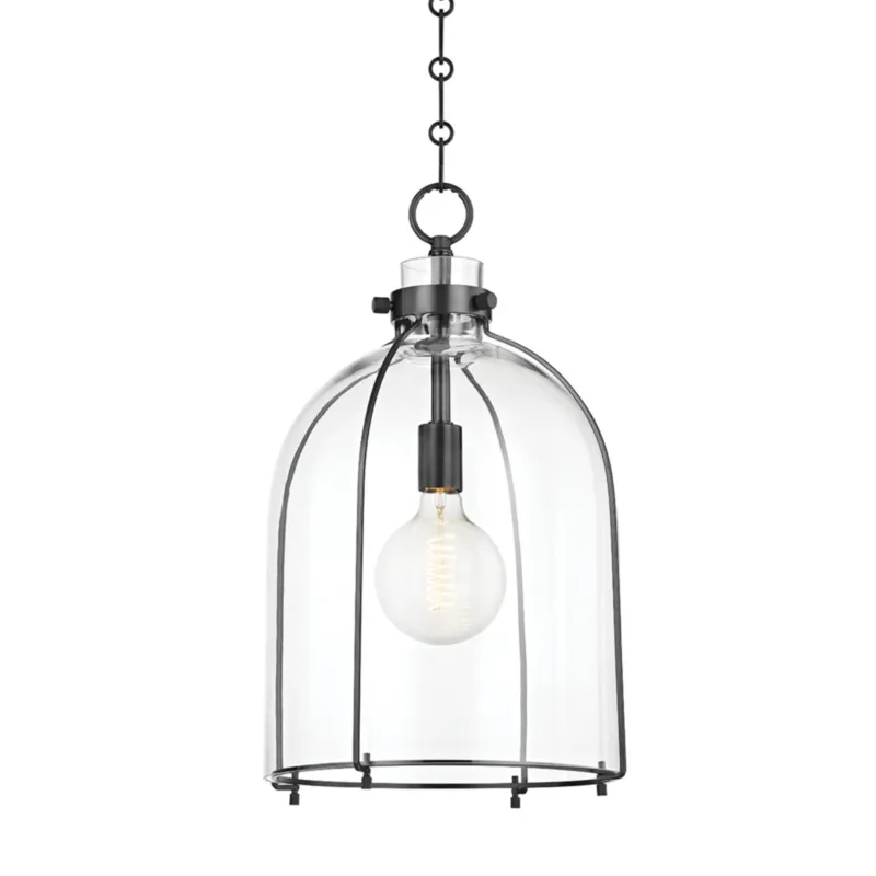 Eldridge 1-Light Pendant in Old Bronze 15.5W x 23.5H