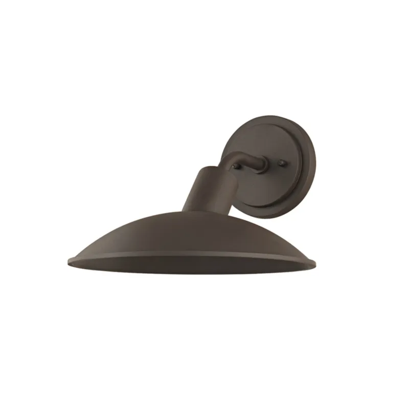 Otis 1-Light Exterior Wall Sconce in Textured Bronze 11.5W x 8.75H