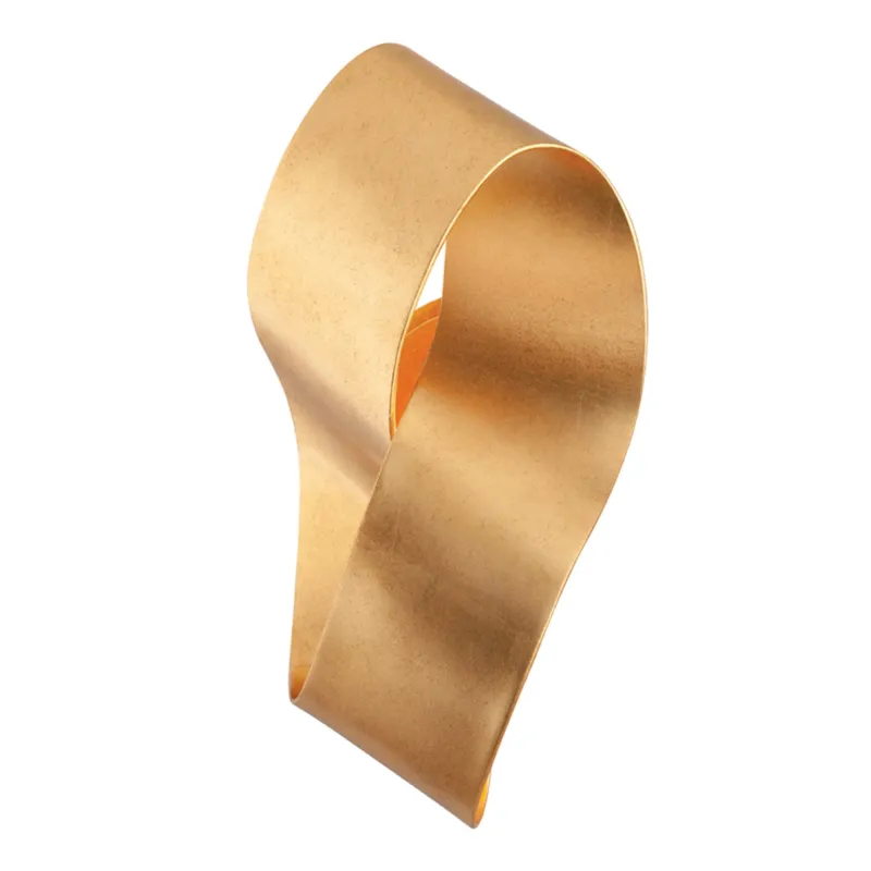 Lazlo 1-Light Wall Sconce in Vintage Gold Leaf 6.25W x 10.25H