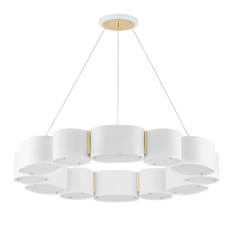 Opal 12-Light Chandelier in Soft White 30W x 4H