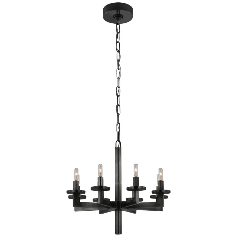 Kelly Wearstler Liaison Single Tier Chandelier in Bronze Ceiling Light W20.5"