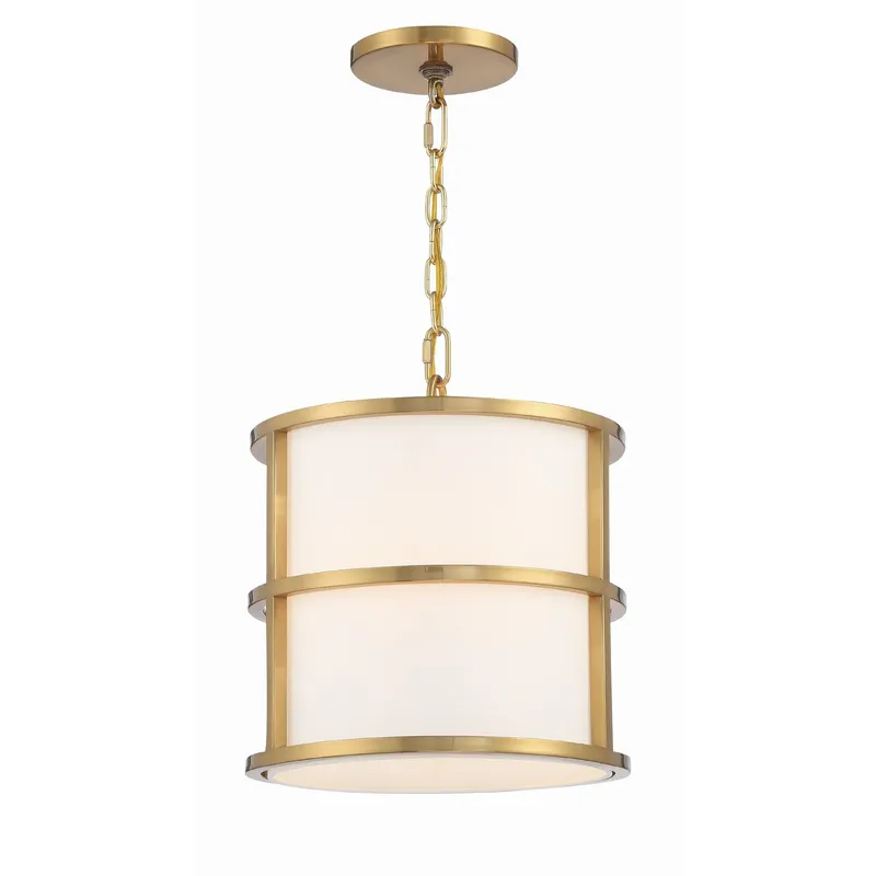 Brian Patrick Flynn Hulton 13'' Luxe Gold Pendant Gold 13"W x 14"H x 13"D