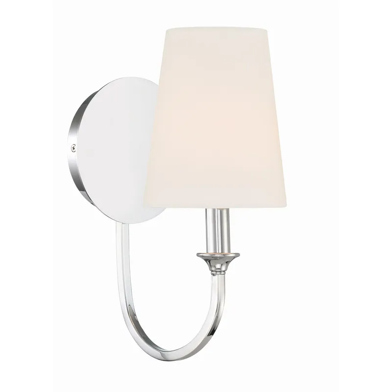 Payton 5.5'' Polished Chrome Sconce Silver 5.5"W x 11.75"H x 7.5"D