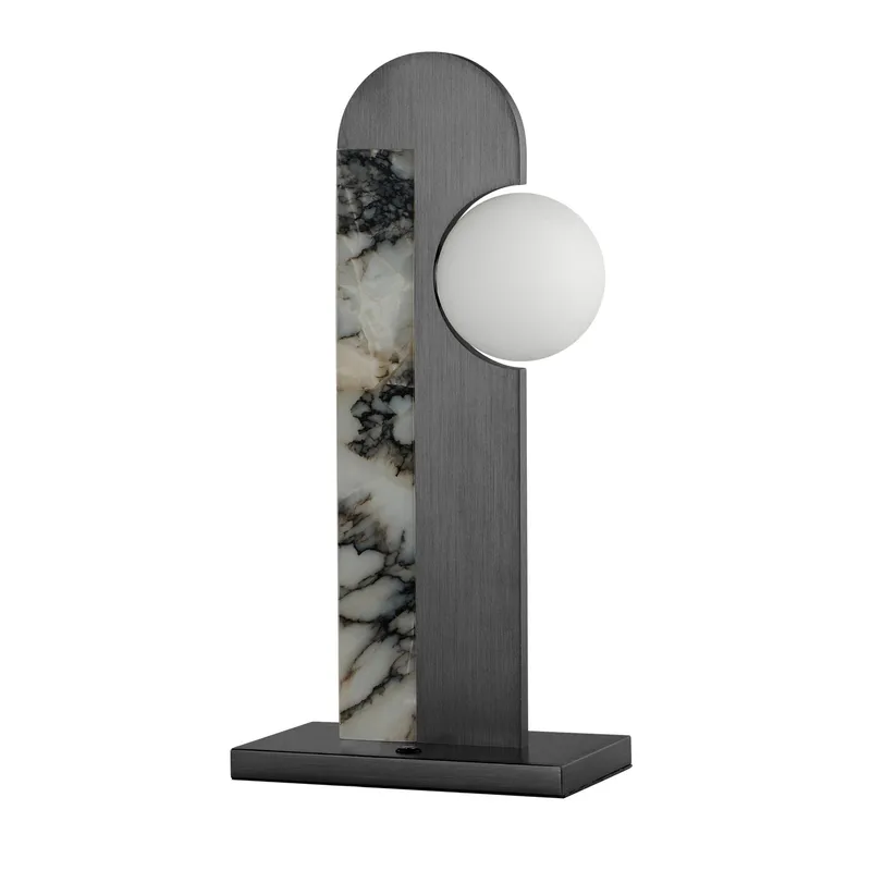 Studio M SM2421ARYBGM New Age Straie Arya Desk Lamp in Brushed Gunmetal