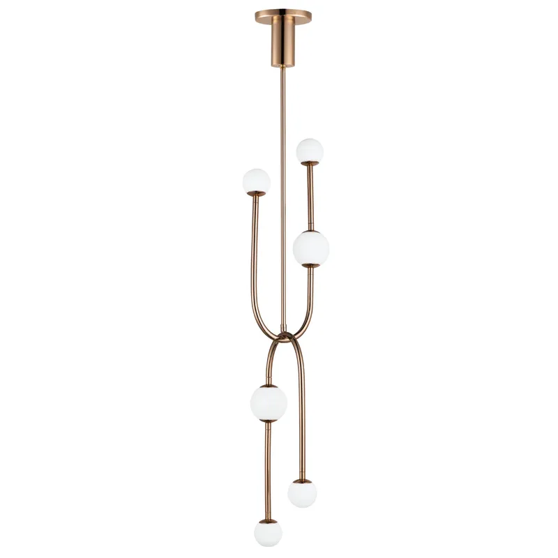Studio M SM24836FG Alina 6-Light Pendant in French Gold by Nina Magon