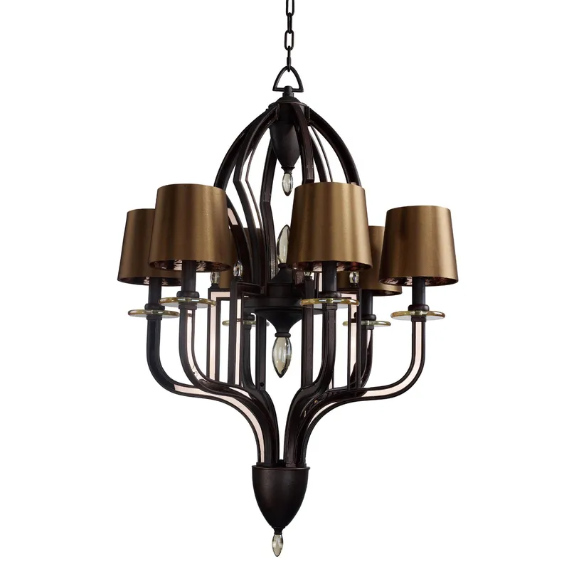 Studio M SM23336CLRT Hermitage 6-Light Pendant in Russet