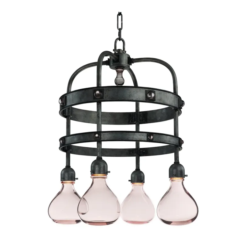 Studio M SM23454MLBS Napa 4-Light LED Pendant in Blacksmith