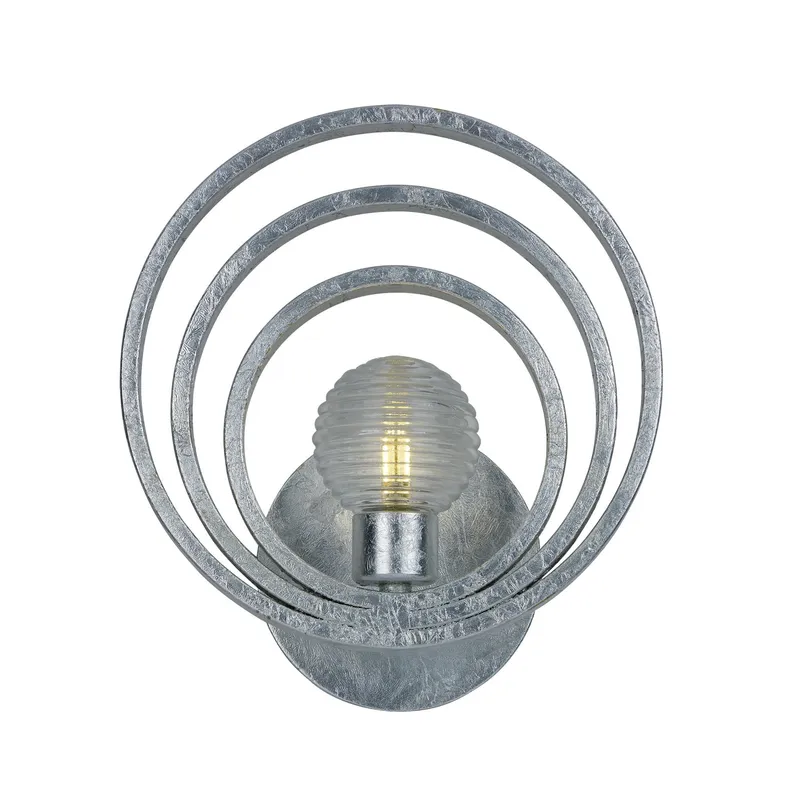 Studio M SM23631CRSL Frequency 1-Light Wall Sconce in Silver Leaf